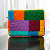 Multicolor Solids Patchwork Quilted Laptop Sleeve- 8 sizes available- Functional, Stylish