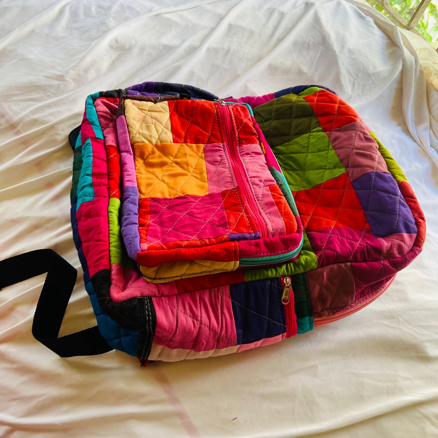 Eco-friendly and Stylish Backpacks: Multicolor Solids - Your Travel Companion