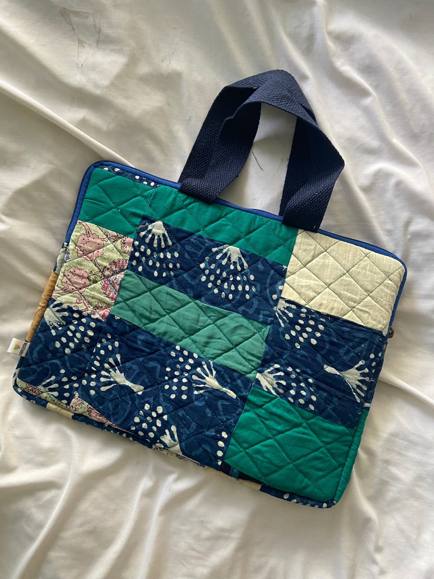 Quilted Laptop Sleeve with Handle, Double Padded Protection, Available in 8 Sizes, Perfect for Travel & Work