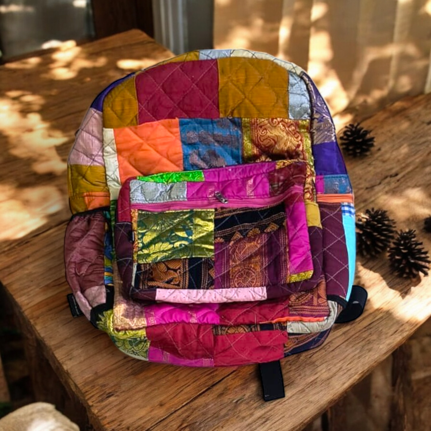 Eco-friendly and Stylish Backpacks: Bright Indian Weaves- Your Travel Companion