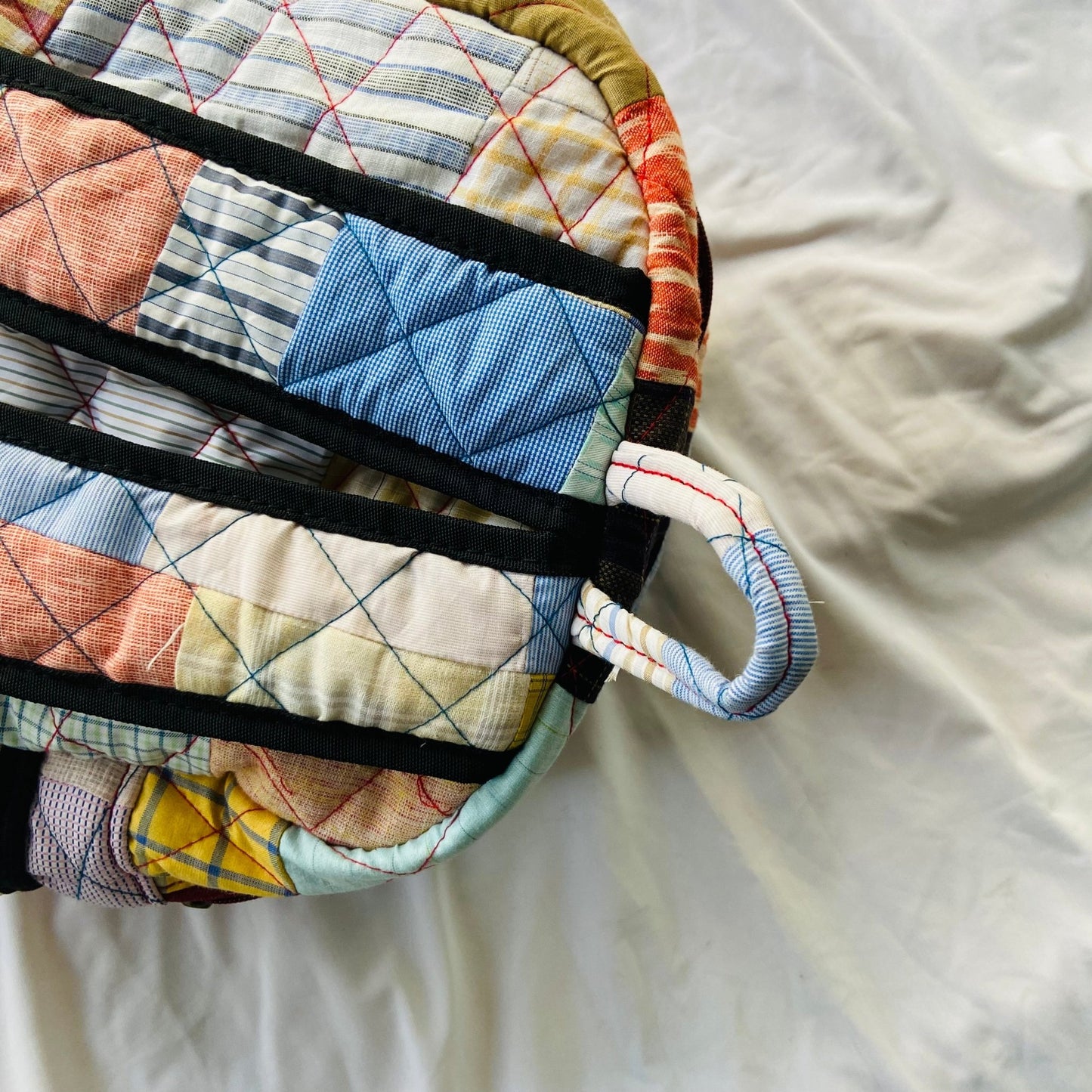 Kids Backpack BACKPACK - Upcyclie made by women, patchwork quilted
