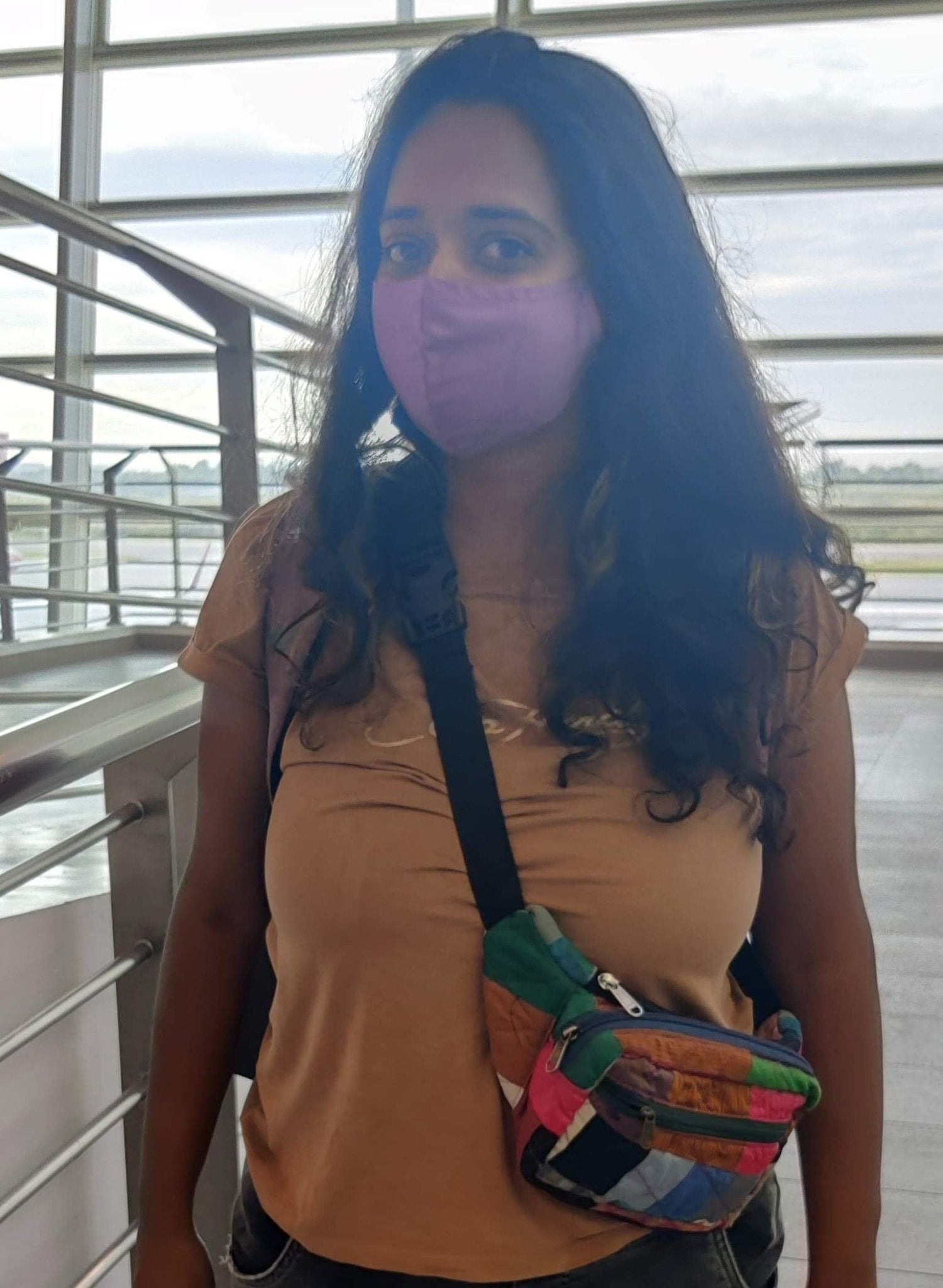 Soft Handle Fanny Pack - Belt Bag for Travel Fanny Pack - Upcyclie made by women, patchwork quilted