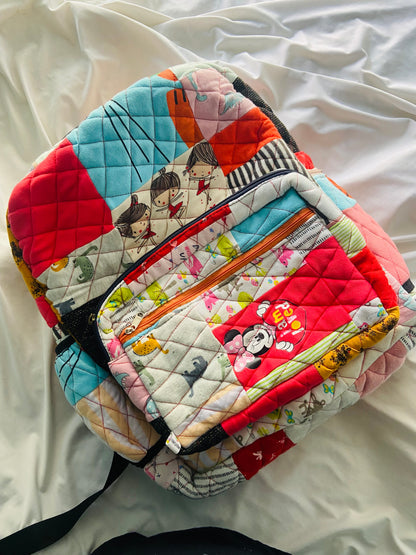 Memory Backpack with Name- Made from Precious Kids Clothes