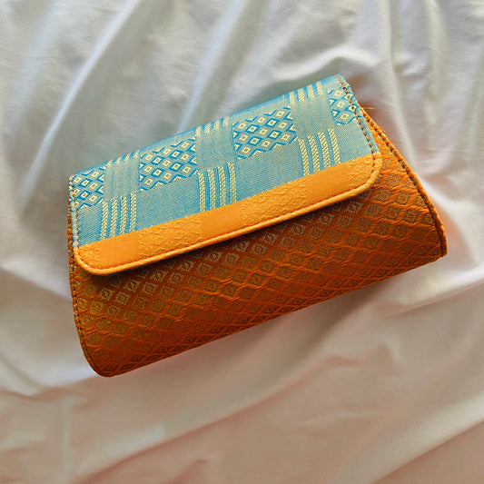 Special Clutch Purse Small - Light Blue Flap