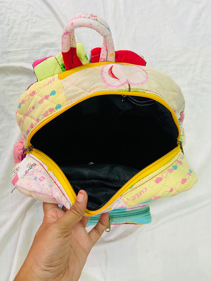 Memory Backpack with Name- Made from Precious Kids Clothes