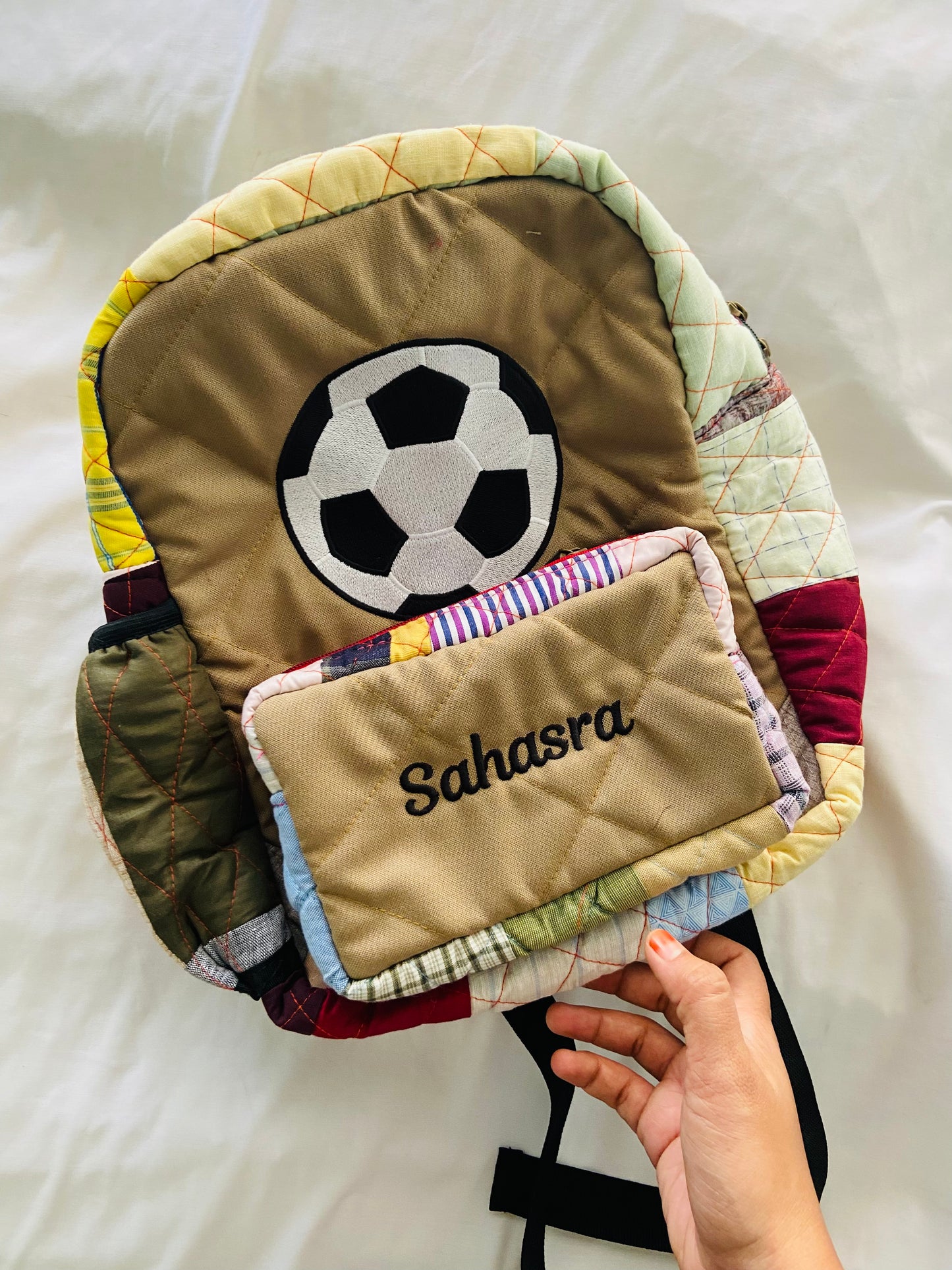 Customised Backpack for Kids - Football