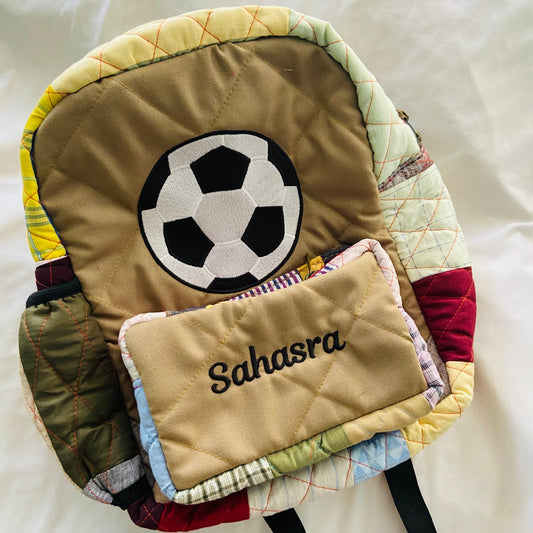 Personalised Kids Backpack with Name and Image for School