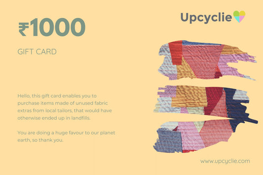 Gift Cards from Upcyclie Gift Cards - Upcyclie made by women, patchwork quilted