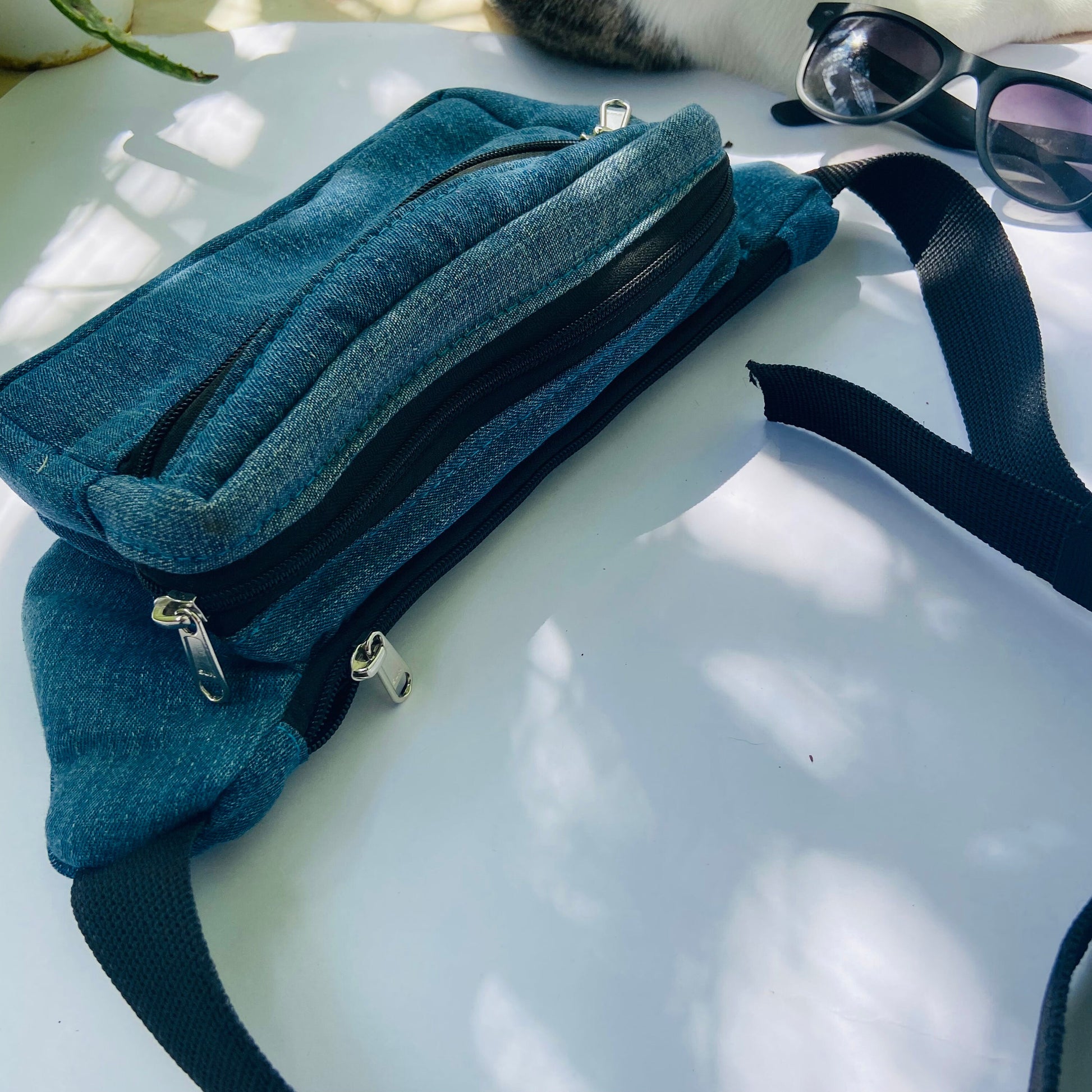 denim pouch
festival belt bag
casual belt bag
jean belt bag
travel hip pouch
denim fashion
street style bag
unisex belt bag
denim accessory
utility belt bag
blue jean bag
gift for her
gift for him
trendy waist bag
denim bum bag
vintage belt bag