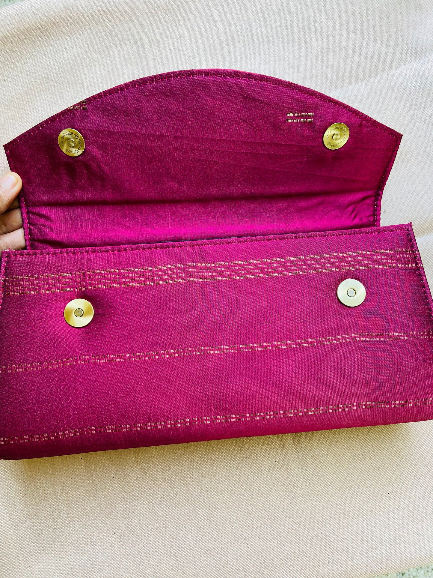 Special Clutch Purse Large - Pure Silk Pink